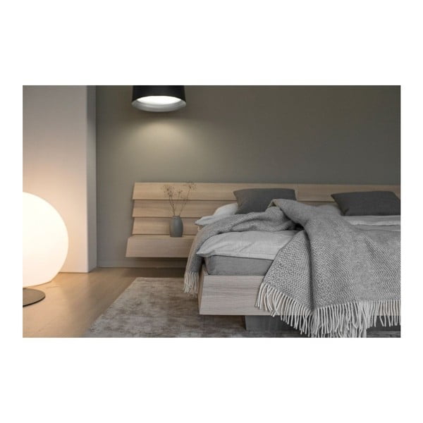 Łóżko z litego drewna dębowego Javorina Tatran, 160x200 cm-image-2