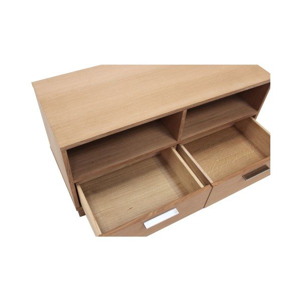 Stolik pod TV z 2 szufladami Canett Capella-image-3