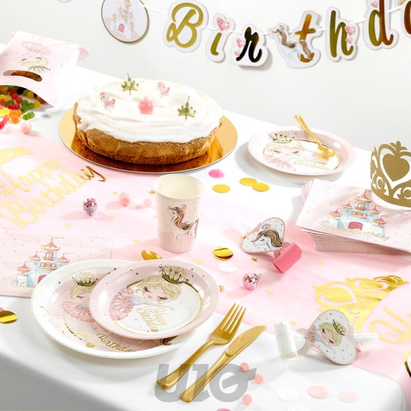 Serwetki zestaw 20 szt. 33x33 cm Princess Horse – Homéa-image-1