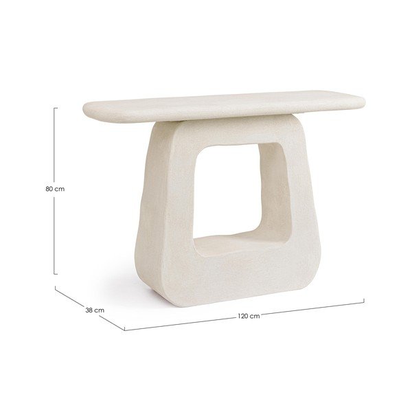 Kremowa konsola 38x120 cm Albin – Bizzotto-image-3