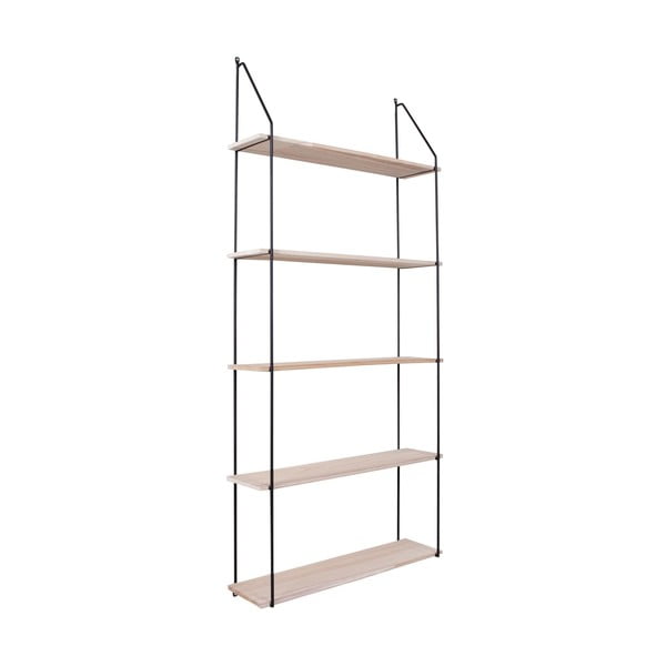 Czarna półka z litego drewna paulowni Eindhoven – House Nordic-image-1