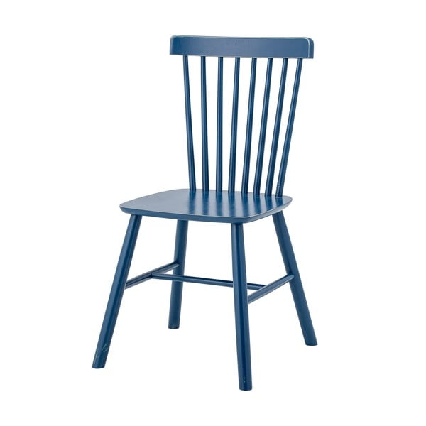 Niebieskie krzesła z litego drewna kauczukowego zestaw 2 szt. Mill – Bloomingville-image-3