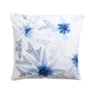 Niebiesko–biała poduszka dekoracyjna 45x45 cm – JAHU collections