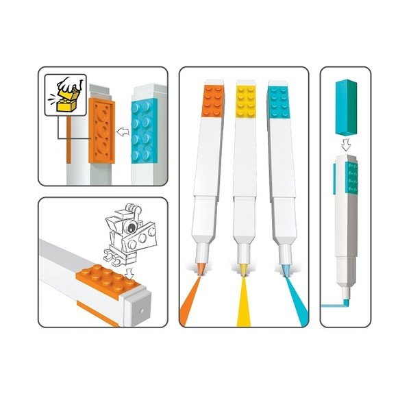 Komplet 3 zakreślaczy LEGO®-image-3