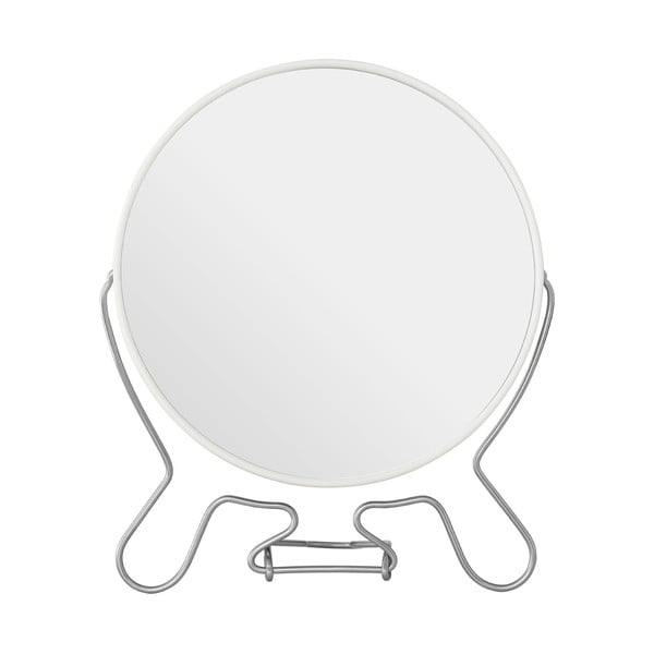 Białe dwustronne lustro kosmetyczne Premier Housewares, 18x22 cm