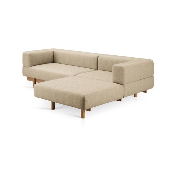 Beżowa wełniana sofa 260 cm Alchemist – EMKO-image-2