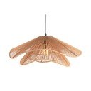 Lampa wisząca w kolorze złota z kloszem z plecionki papierowej ø 60 cm Sombra – Leitmotiv