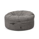 Ciemnoszary sztruksowy worek do siedzenia Roll 105 – SLOWDOWN