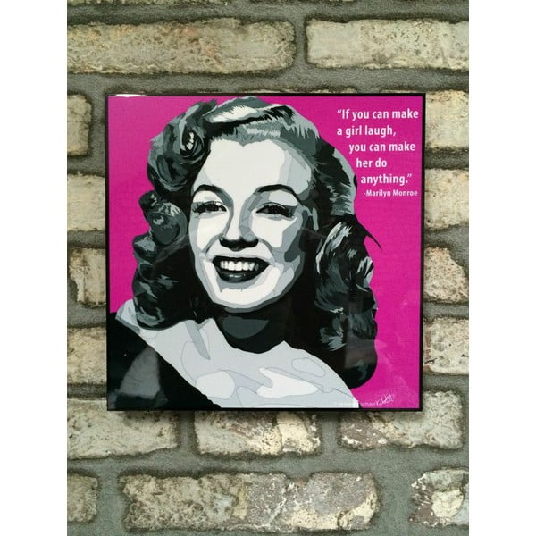 Obraz "Marilyn Monroe - If you can make a girl laugh"