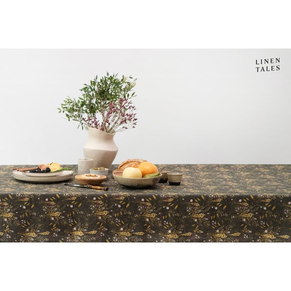 Lniany obrus 140x250 cm Woodland – Linen Tales-image-4