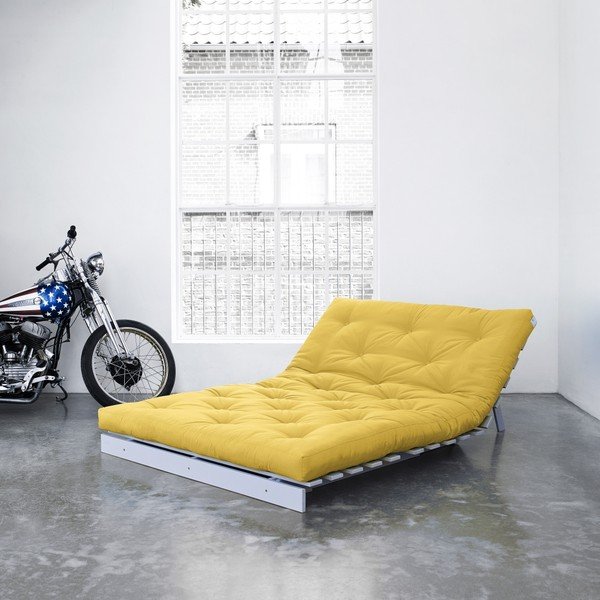 Sofa rozkładana Karup Roots Cool Gray/Amarillo-image-1