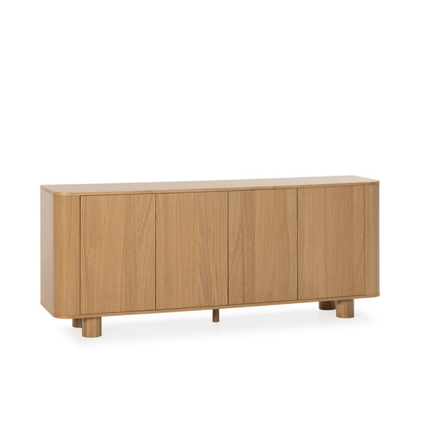 Komoda w dekorze dębu w naturalnym kolorze 180x75x40 cm Padoc – MOME-image-3