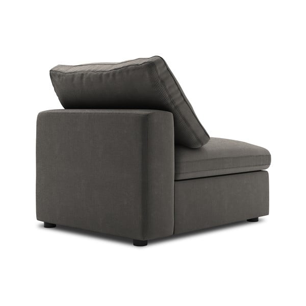 Ciemnobrązowa środkowa część sztruksowej sofy modułowej Windsor & Co Sofas Galaxy-image-3