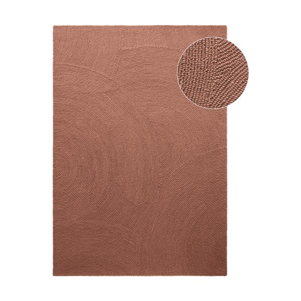 Wełniany dywan tkany ręcznie w kolorze terakoty 120x180 cm Calmio – Hanse Home