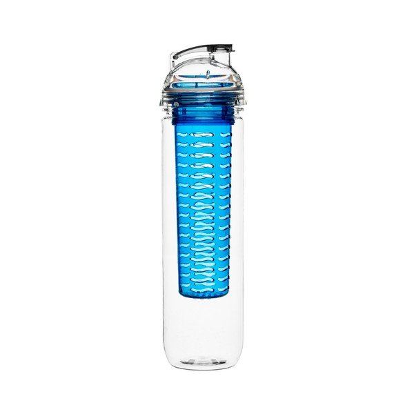 Niebieska butelka z wkładem na owoce Sagaform Fresh, 800 ml