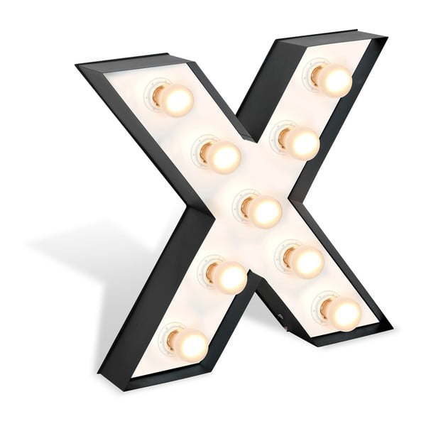 Stojąca dekoracja świetlna w kształcie litery Glimte Lamp Floor X
