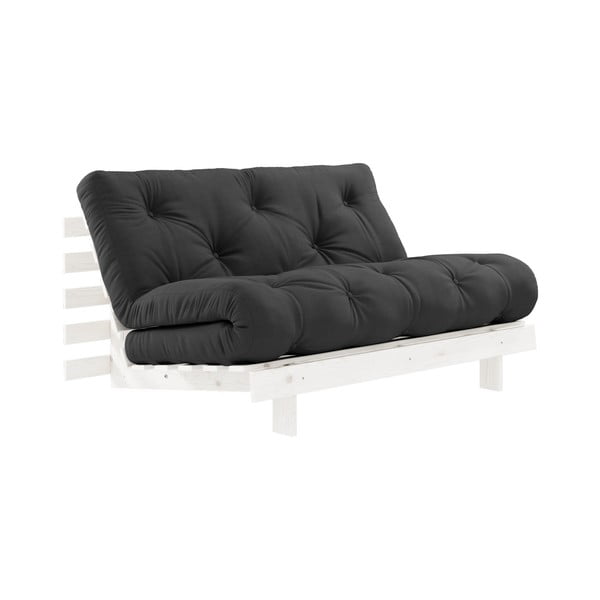Sofa rozkładana Karup Design Roots White/Dark Grey