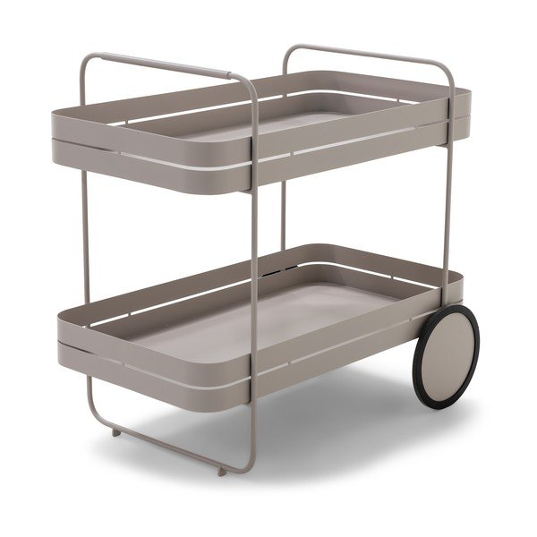 Metalowy barek na kółkach 74x42 cm Gin & Trolley – Spinder Design