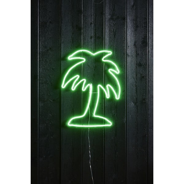 Neonowa ścienna dekoracja świetlna Star Trading Flatneon Palm, wys. 65 cm