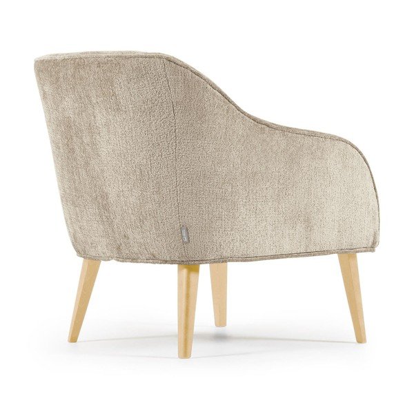 Beżowy fotel Bobly − Kave Home-image-2