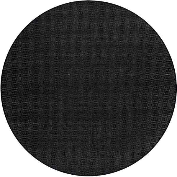 Czarny okrągły dywan ø 160 cm Bello™ – Narma