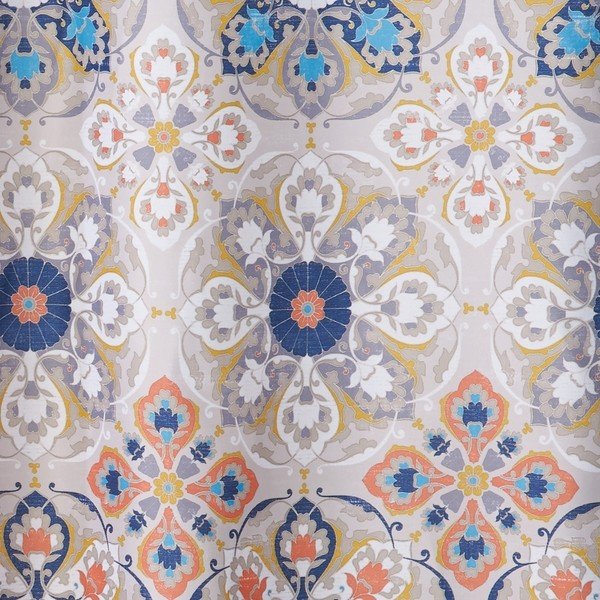 Zasłona prysznicowa InterDesign Medalion, 183x183 cm-image-1