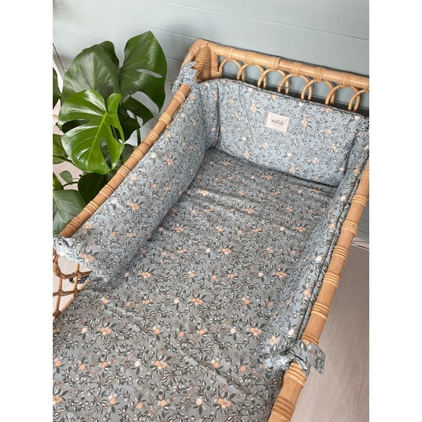 Ochraniacz do łóżeczka 210 cm Garden Fruits – Malomi Kids-image-1