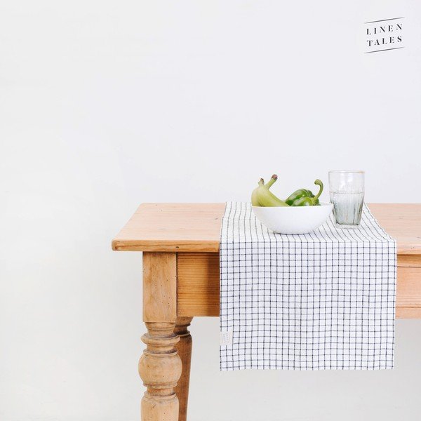 Lniany bieżnik na stół 150x40 cm – Linen Tales-image-1