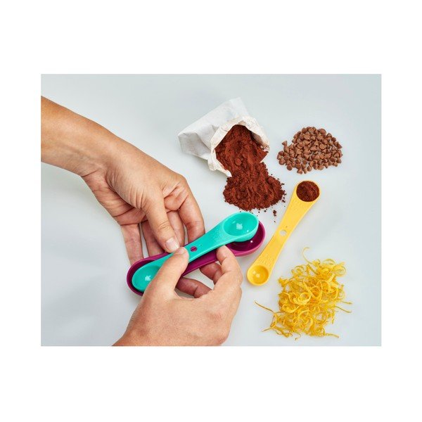 Zestaw 3 kolorowych miarek Metaltex Spoons-image-2