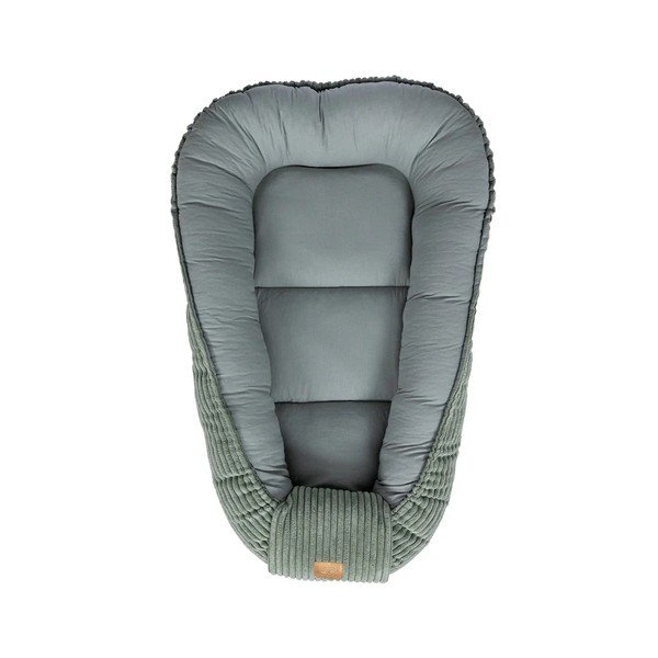Zielony kokon dla niemowląt 55x83 cm – Meowbaby-image-1