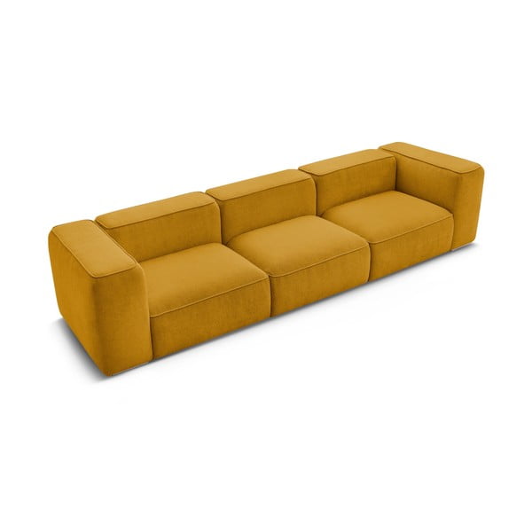 Sofa w kolorze ochry 345 cm Zephyr – Bobochic Paris-image-4