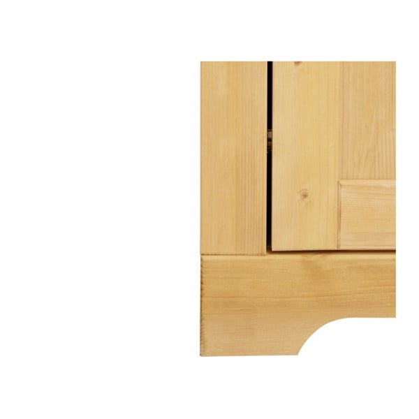 Witryna z litego drewna sosnowego w naturalnym kolorze 180x35 cm Lisa – Støraa-image-4