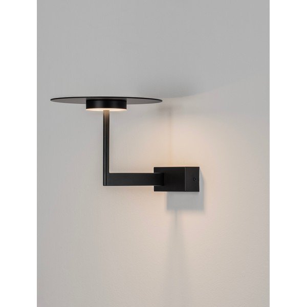 Aluminiowy kinkiet LED w kolorze matowej czerni Tovi – Nova Luce-image-1