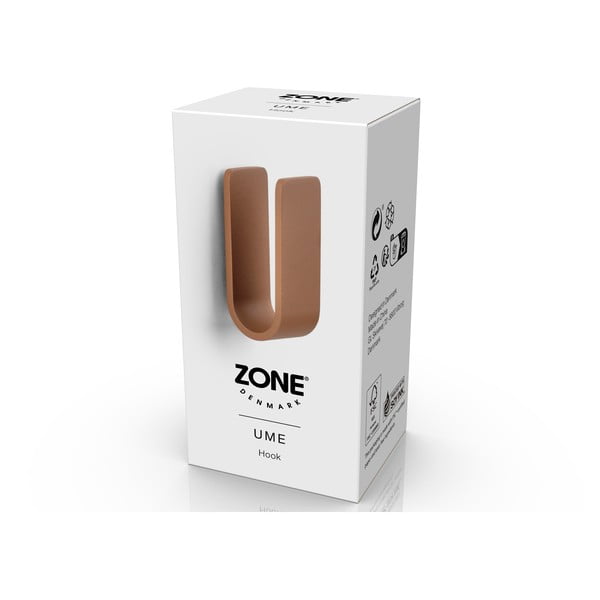 Metalowy haczyk ścienny w kolorze terakoty Ume – Zone-image-3