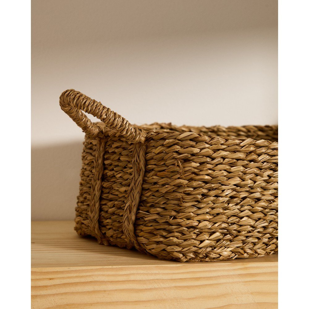 Koszyki z hiacyntu wodnego zestaw 2 szt. 34x24x19 cm Milly – Kave Home (zdjęcie 3)