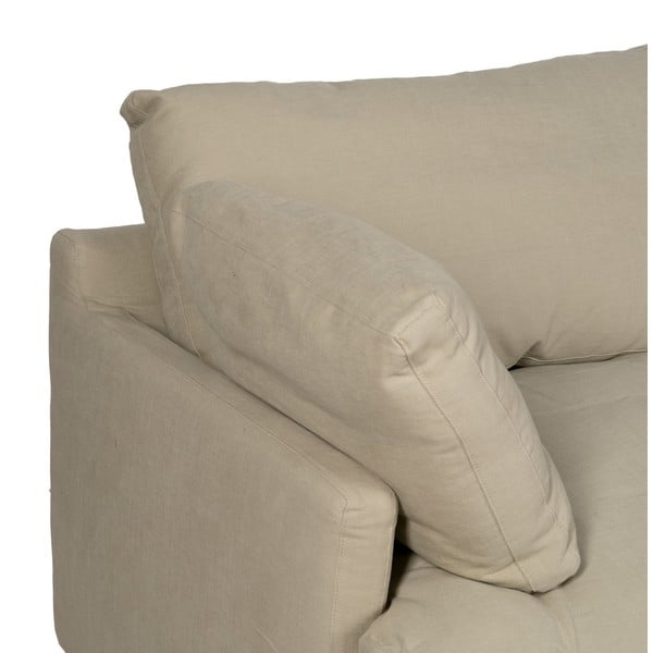 Beżowa lniana sofa 212 cm – Ixia-image-4