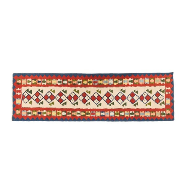 Dywan ręcznie tkany Navaei & Co Kilim Azero Astara 073, 289x78 cm