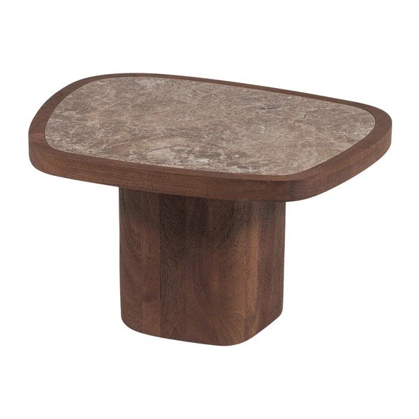 Brązowy stolik 60x70 cm Granu – WOOOD