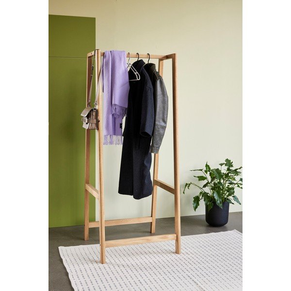 Stojak na ubrania z drewna dębowego Acorn – Hübsch-image-2