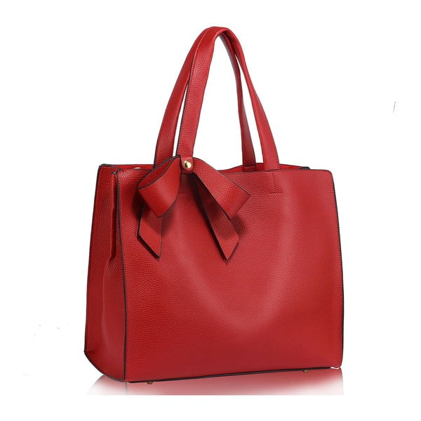Czerwona torebka L&S Bags Bowtie