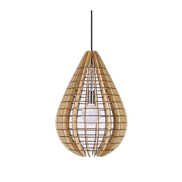 Lampa wisząca w naturalnym kolorze 360 Living Chara Holz