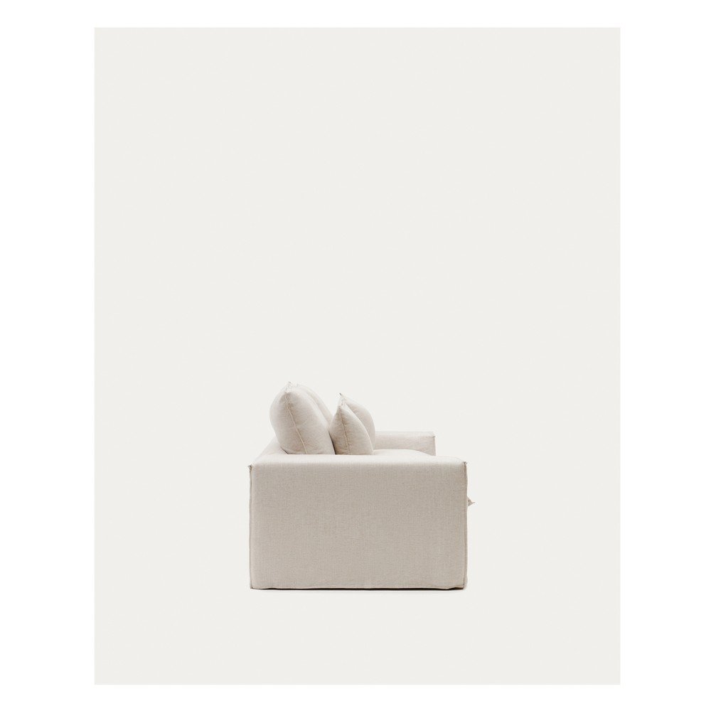 Beżowa lniana sofa 280 cm Anarela – Kave Home (zdjęcie 3)