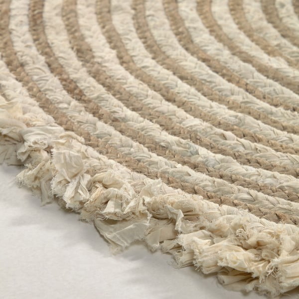 Naturalny dywan z juty Kave Home Gisel, ø 120 cm-image-3