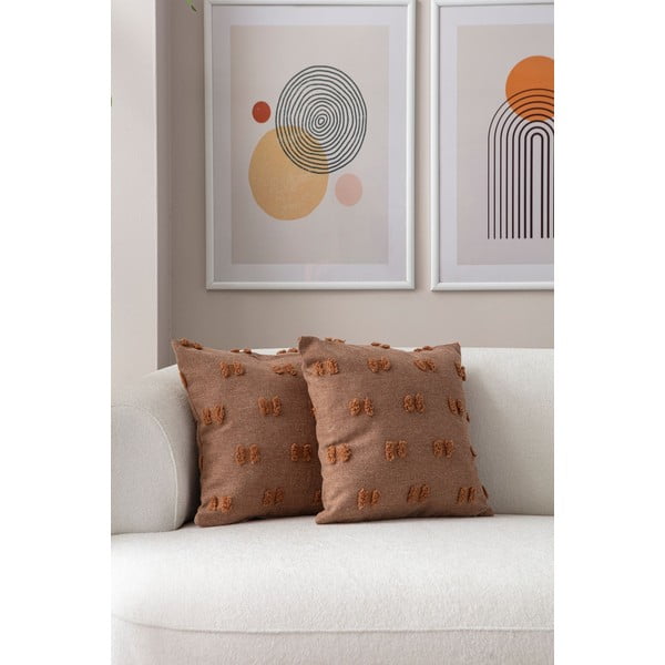 Poszewki na poduszki zestaw 2 szt. 43x43 cm Tuffet – Mioli Decor-image-3