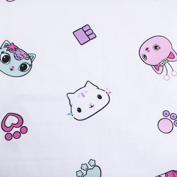 Bawełniana pościel dziecięca do łóżeczka 100x135 cm Gabby's Dollhouse "Sugar Dream" – Jerry Fabrics-image-4