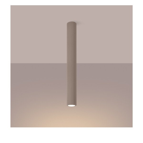 Szarobrązowa metalowa lampa punktowa Gleam – Sollux-image-1