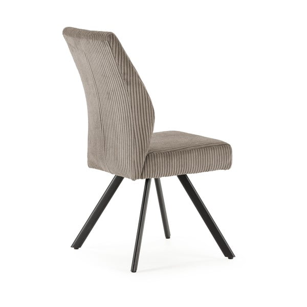 Jasnoszare sztruksowe krzesła zestaw 2 szt. Anibal – Marckeric-image-4