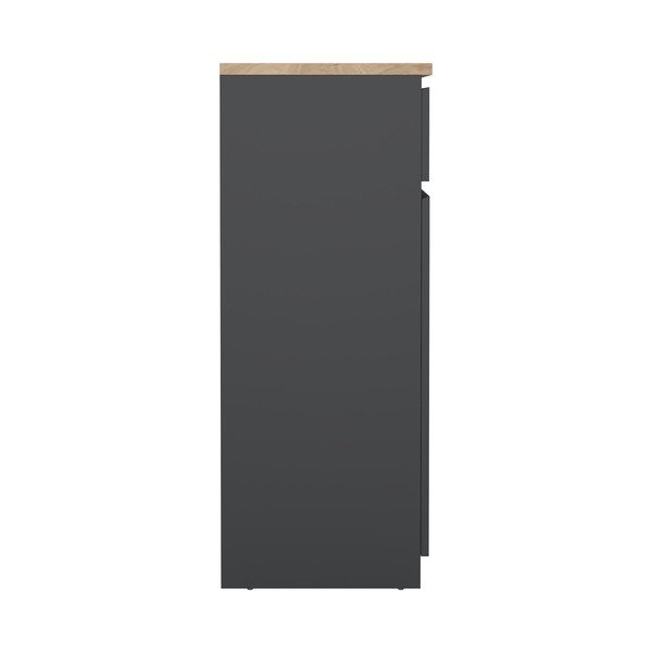 Ciemnoszara komoda 80x100x40 cm Naia – Tvilum-image-4