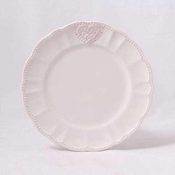 Ceramiczny talerz Dakls Heart, 20,6 cm