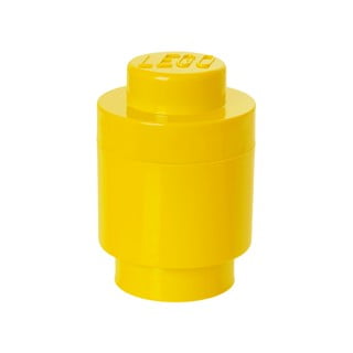 Żółty pojemnik okrągły LEGO®, ⌀ 12,5 cm